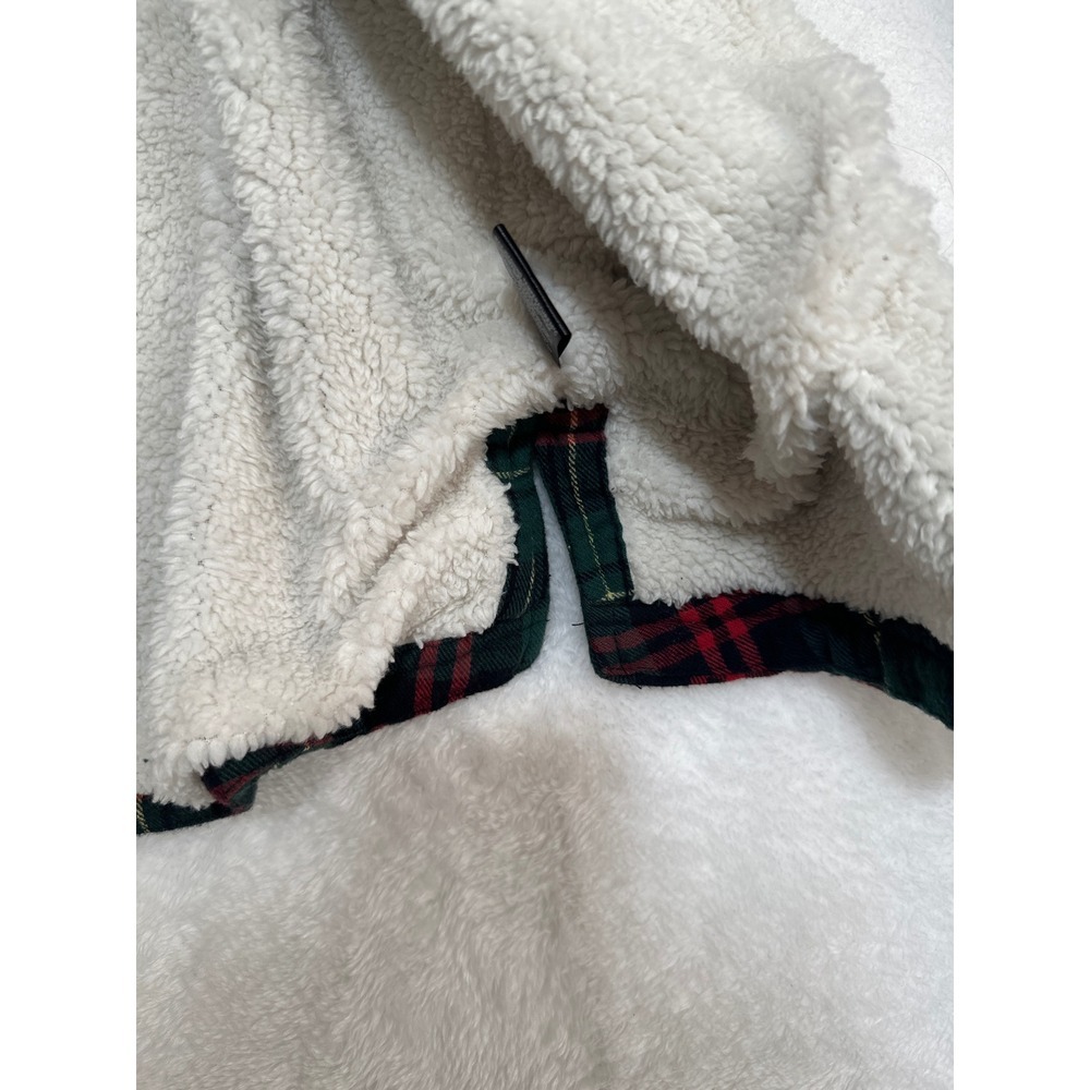 4x4 Sherpa Lined Plaid Flannel Jacket Zip Up Warm Winter Women XL - Picture 7 of 11